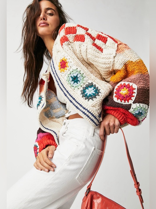 Free People Sweaters - NWT size Large Free People Clear Skies Cardi sweater